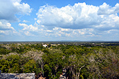 Vista de Reserva Biósfera Calakmul, Cabañas La Selva, Conhuas, Campeche